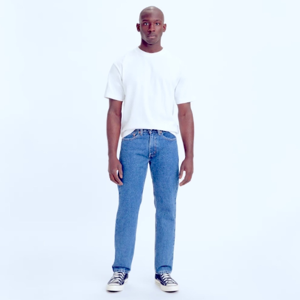 Levi’s 505 Regular Straight Leg 5-Pocket Zip Fly Jeans